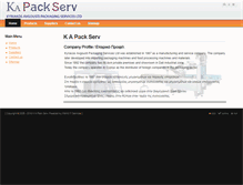 Tablet Screenshot of kapackserv.com